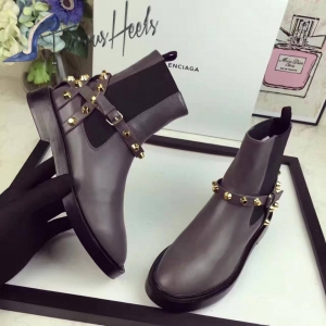 BALENCIAGA Embellished leather Chelsea boots